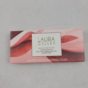 NIB Laura Gellar eye, lip and cheek pallet - think pink 